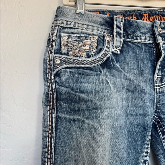 Rock Revival Mertie Straight Jeans size 26 - Picture 2 of 13